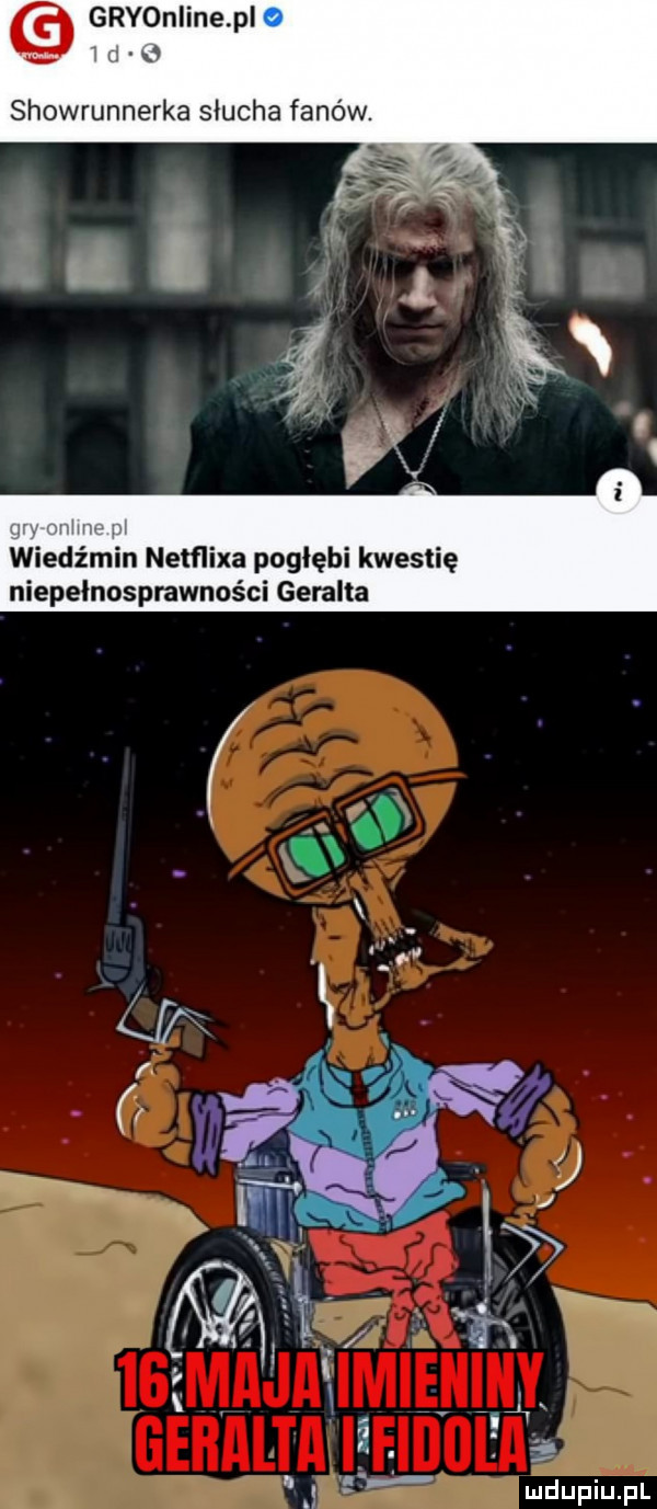 gryoniinepi w r m showrunnerka słucha fanów. wiedźmin netﬂixa pogłębi kwestię niepełnosprawności geralda