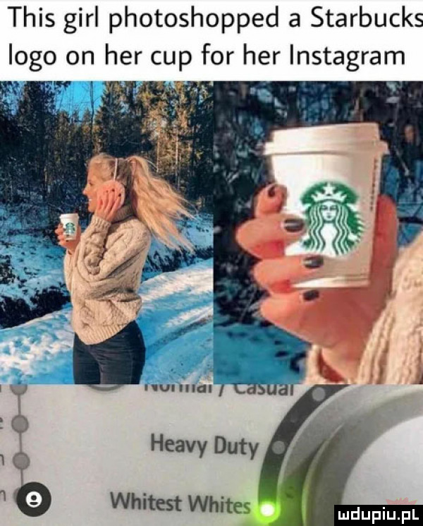 tais gill photoshopped a starbucks logo on her cup for her instagram