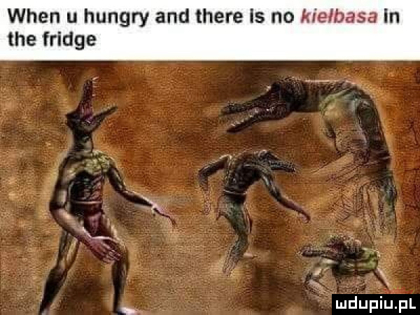 wien u hungry and thebe is no kielbasa in tee fridge v iurdupiinl