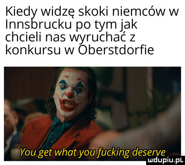 kred widzę skoki niemców w inns rucku po tymjak chcieli nas wyruchać z konkursu w oberstdorfie