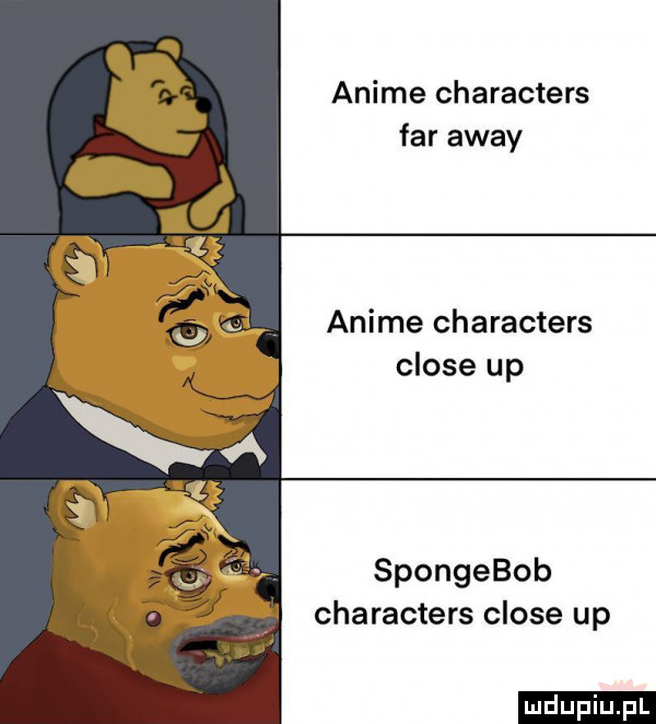 anime characters far away anime characters clone up spongebob characters clone up ludu iu. l