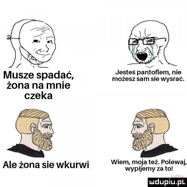 j i ś t ﬂ n insze spadac               zona na male czeka wiem. moja też. polewa. ale zona sle wku i wi wypijemy za ludu iu. l