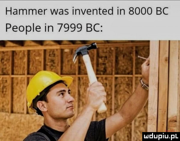 hammer was invented in      bc people in      bc