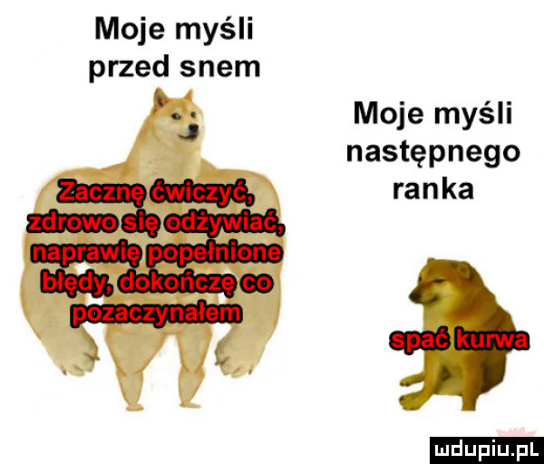 moje myśli przed snem moje myśli następnego ranka a w ludu iu. l