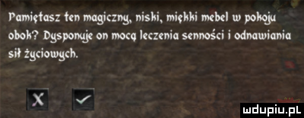 pamidasz ten magiczng niski miękki mebel w policy obok dgsponujc on ma leczenia senności i odnawiania sił żgciowgcb. x j