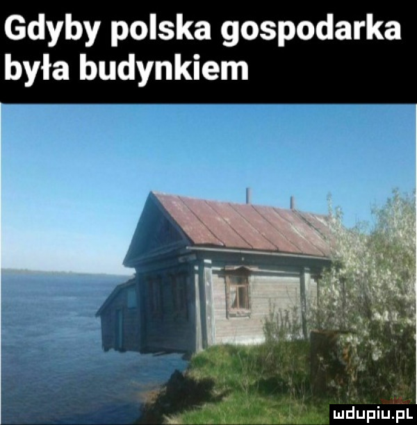 gdyby polska gospodarka była budynkiem