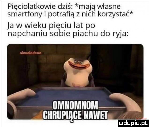 pięciolatkowie dziś mają własne smartfony i potrafią z nich korzystac ja w wieku pi cdu lat po napchaniu so ie piachu do ryja nmnumqu chrupiące nawa