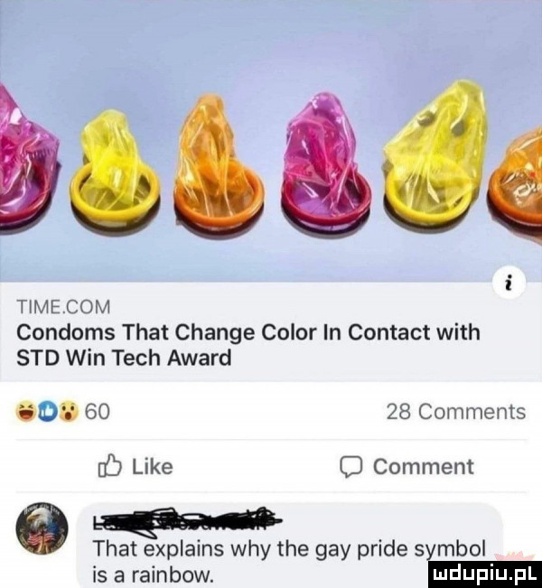 mm timerom condoms trat chanie chlor in contact with sad win tych award cu.       comments b like   comment trat explains wdy tee gay pride symbol is a rainbow