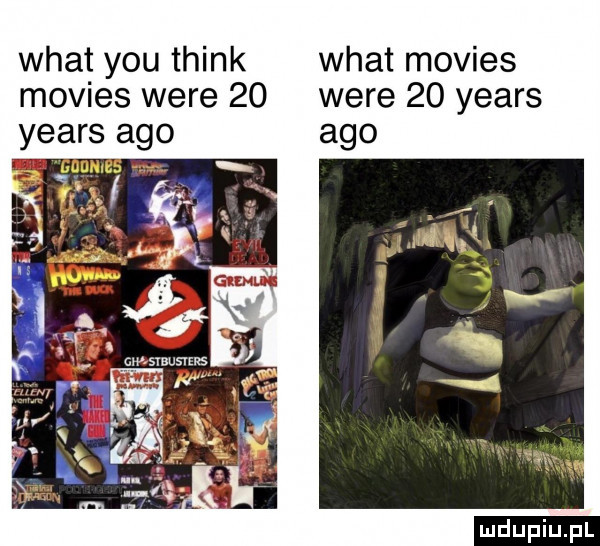 wiat y-u think wiat movies movies were    were    yeats yeats ago