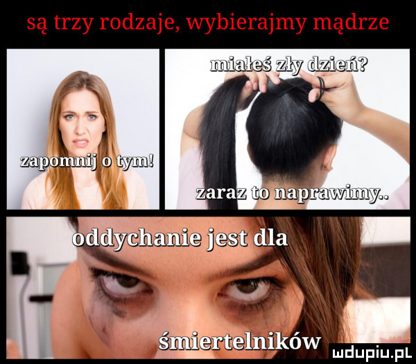 są trzy rodzaje wybierajmy mądrze mess ﬂy mel a i gminu i inym x