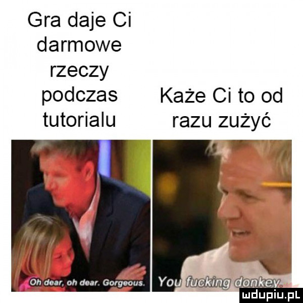 gra daje ci darmowe rzeczy podczas tutorialu każe ci to od razu zużyć w