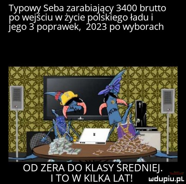 typowy seba zarabiający      brutto po wejściu w życie polskiego ładu i jego   poprawek      po wyborach. abakankami od zera do klasyqsredniej. to w kilka lat