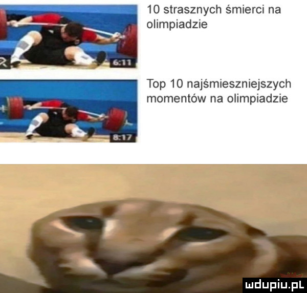 strasznych śmierci na olimpiadzie top    najśmieszniejszych momentów na olimpiadzie