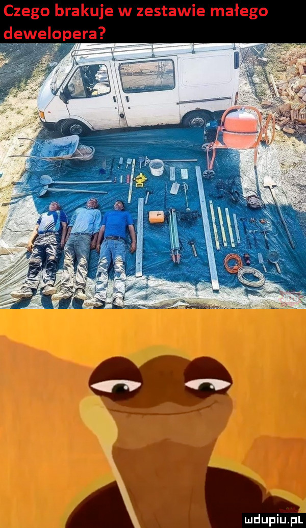 czego brakuje w zestawie małego dewelopera. f