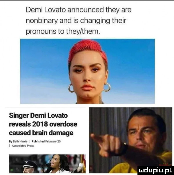 demi lokato announced they are nonbinary and is changing their pronouns to they them. singer demi lovatn reveals      overdose caused braun damaze mw mms esw  n