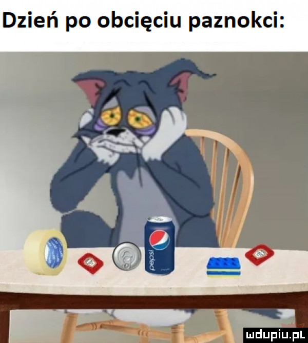 dzień po obcięciu paznokci