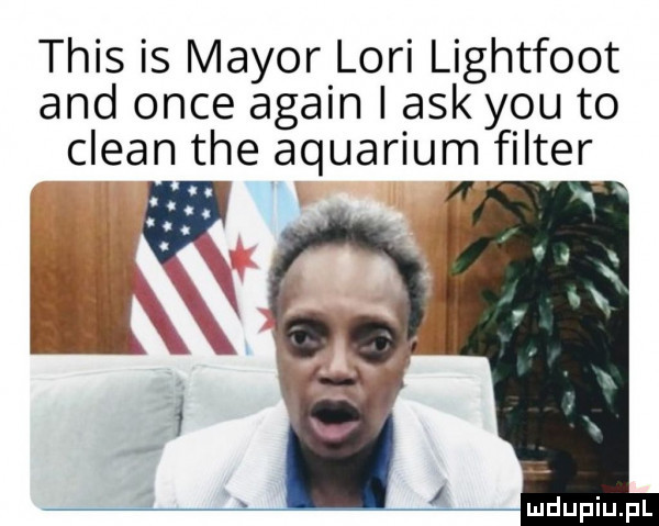tais is major lori lightfoot and obce alain afk y-u to clean tee aquarium filier a i