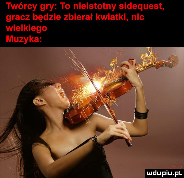 twórcy gry to nieistotny sidequest gracz będzie zbierał kwiatki nic wielkiego muzyka ludu iu. l