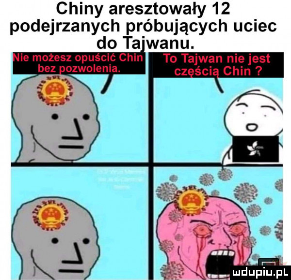 chiny aresztowały    podejrzanych próbujących uciec do ta winu. ie możesz opuścic chin to tajwan nie jest bez ozwolenia. czuci chin