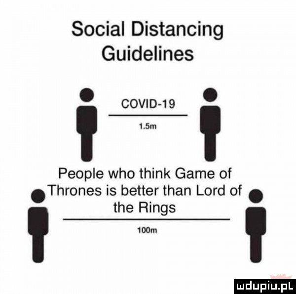socjal distancing guidelines. covid   . lim people who think game of thrones is better tran lord of. tee rings  mm ludu iu. l