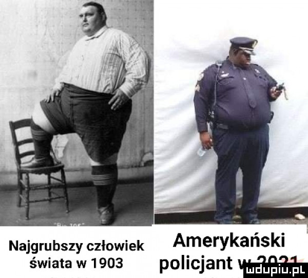 najgrubszy człowiek amerykanski świata w      policjant w