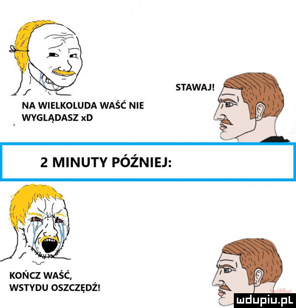 stawaj na wielkolu da waść nie wyglądasz xd koch waść wstydu oszaędź