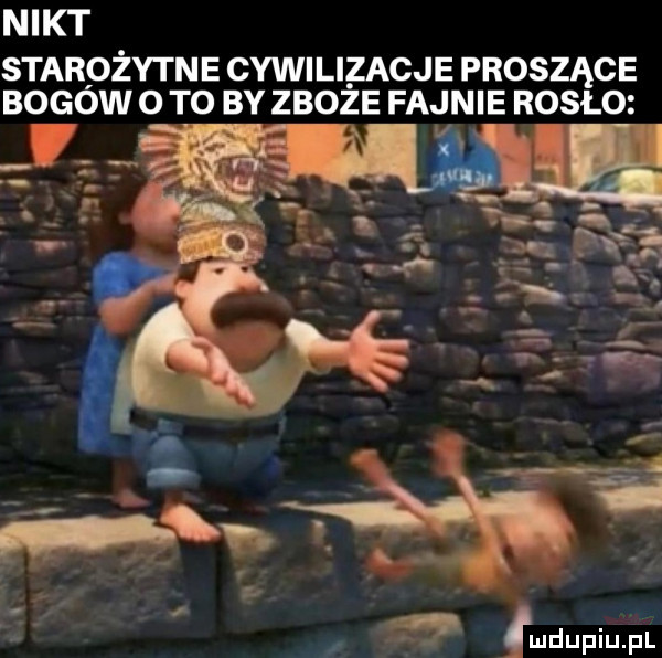 nikt starożytne cywilizacje proszące bogów   to by zboże fajnie rosło