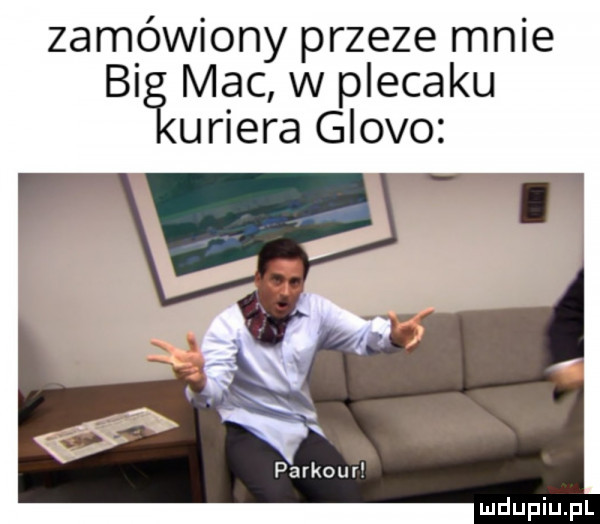 zamówiony przeze mnie biimac w plecaku urlepa gloso parkour