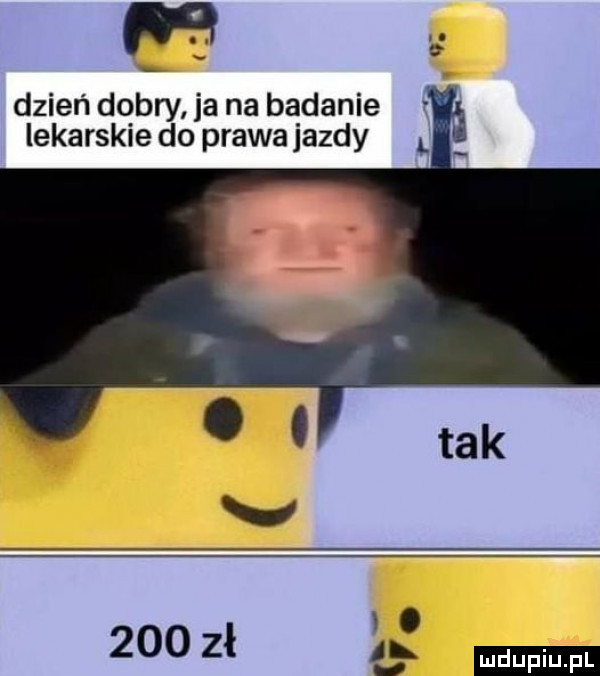 dzień dobry ja na badanie lekarskie do prawajazdy