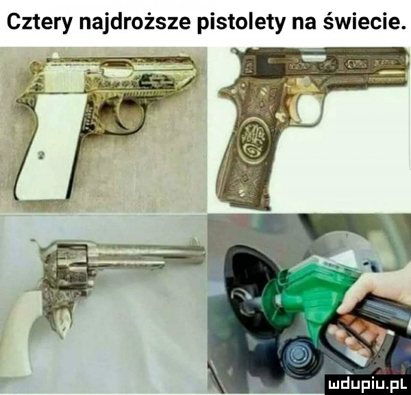 cztery najdroższe pistolety na świecie. mjupiupl