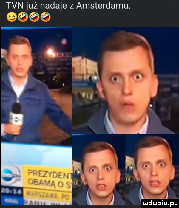 tvn już nadaje z amsterdamu. abakankami