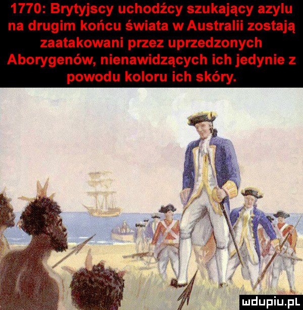 brytyjscy uchodźcy szukający azylu na drugim końcu świata waustraiii zostają zaatakowani przez uprzedzonych aborygenów nienawidzących ich jedynie z powodu koloru ich skóry