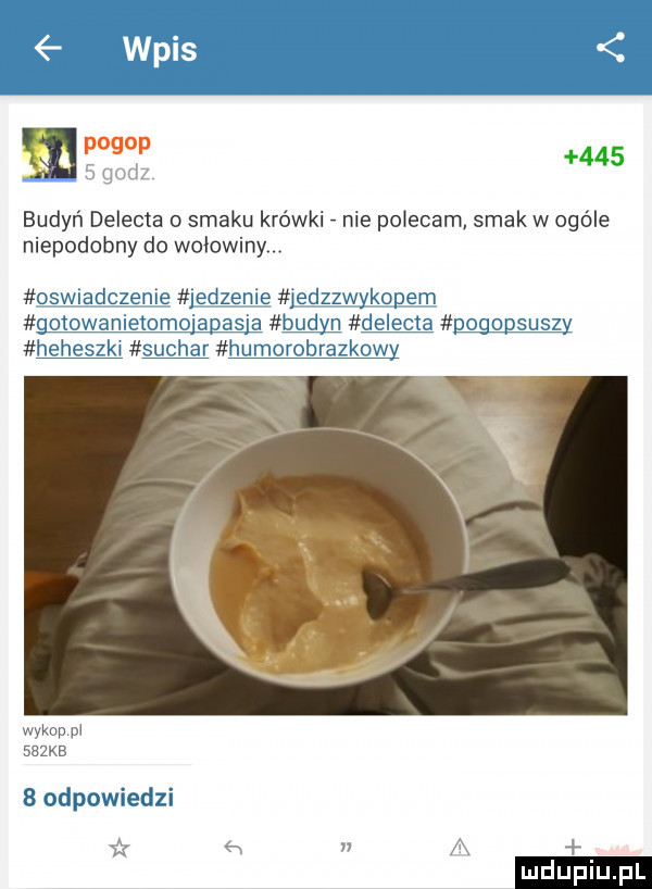 budyń delecta smaku krówki nie po edam smak w ogóle niepodobny do wołowiny siar a hudyn dcinma pngnususzy mommazmwy wykop m    kb   odpowiedzi  l h u