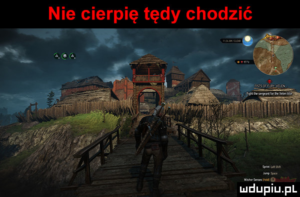 nie cierpię tędy chodzić o