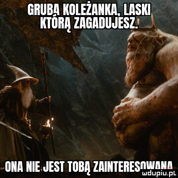 gruba kllleżaiika. łaski klubą zagihujesz k fwy. ilia nie jest togi zaiiiteiiesiiwmiii