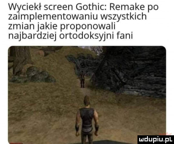 wycieki screen gothic remake po zaimplementowaniu wszystkich zmianjakie proponowali najbardziej ortodoksyjni fani