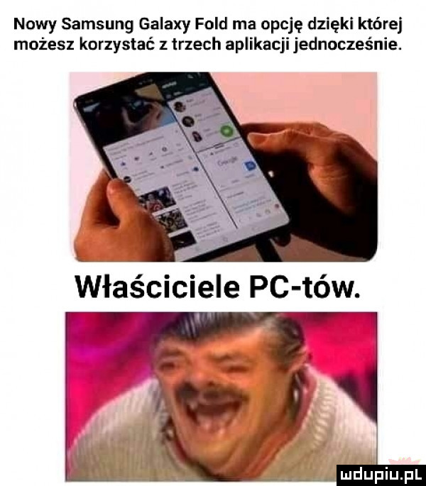 nowy samsung galaxy fald ma opcję dzięki której możesz korzystać z trzech aplikacji jednocześnie