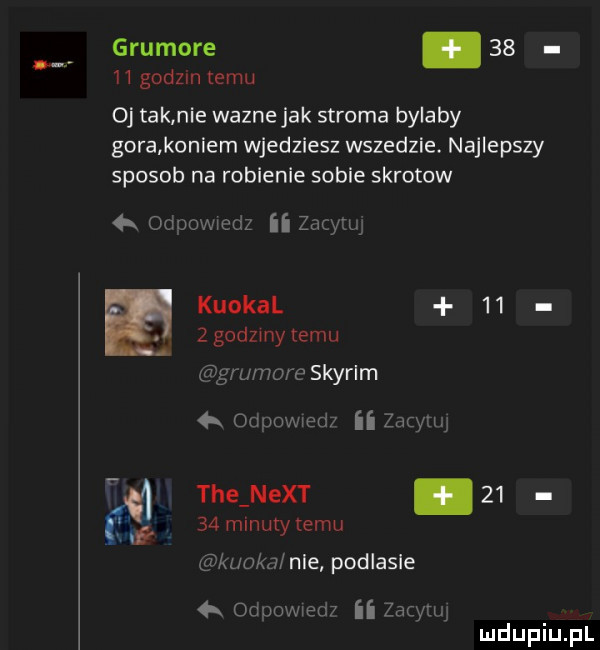 grumore.       godzin temu oj tak nie waznejak stroma bylaby gora koniem wjedziesz wszedzie. najlepszy sposob na robienie sobie skrotow  x oouuwmdz ii chyro kuokal   .   godzmy temu rumowe skyrlm o moped ﬂ zio ii tee nett.       minuty temu kunka nie podlasie  k ocuowwedi ﬂ zbm zn