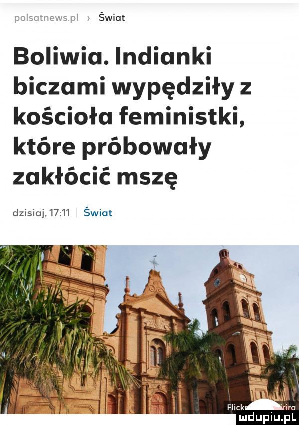 jizchzcwzm świat boliwia. indianki biczami wypędziły z kościoła feministki które próbowały zakłócić mszę dzisiaj       świat flickmiru