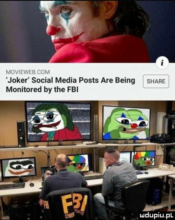 joker socjal media posts are being stare monitored by tee fbi v