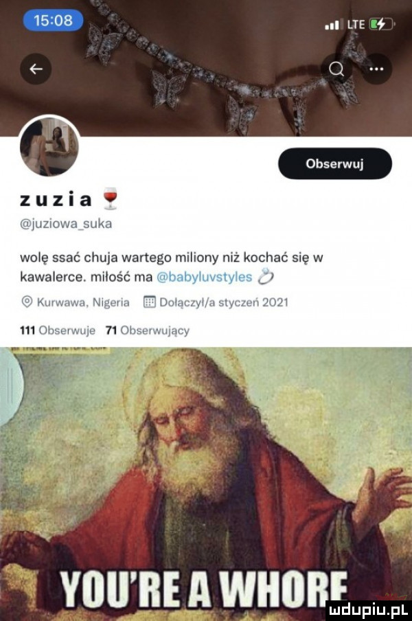 zuzia m mowa suka wolę ssać chuja walego miliony niż kochać się w kawalerce. miłość ma mmm but i   jh w mu   u yiiii re a whobf