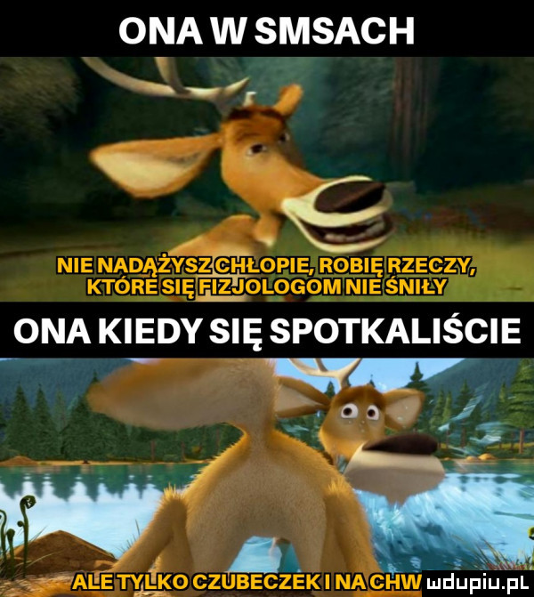 onawsmsach     ona kiedyh się spotkaliscie mtv.     a. t i. agus ale ty l ﬁso czubeczek i na qﬁw