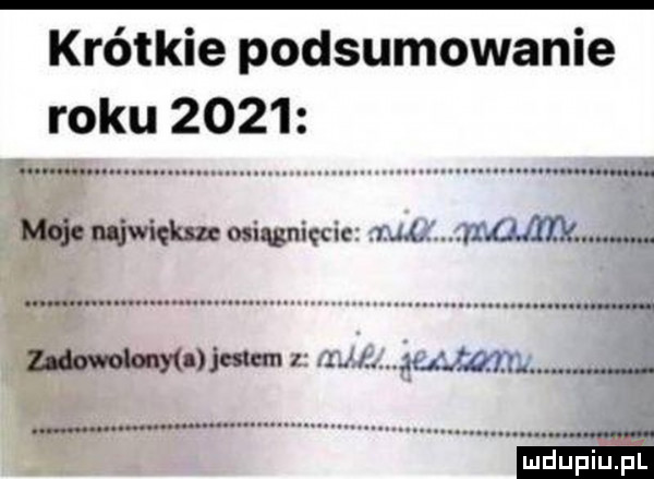 krótkie podsumowanie roku o   mok nljwięluze osiągnięciu nx ziu j tk m m. abakankami. mmmm l a x aęłzża  w w. abakankami ludupiu. pl