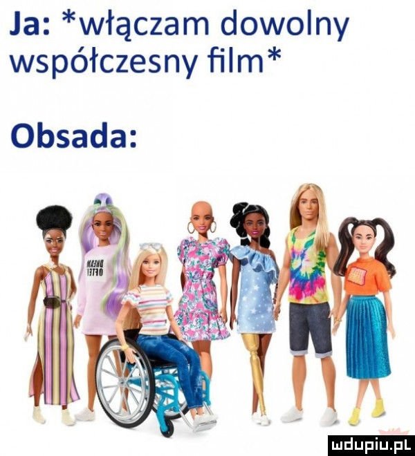 ja włączam dowolny współczesny ﬁ m obsada ludu iu. l