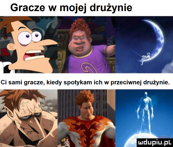 gracze w mojej drużynie a mdupiupl