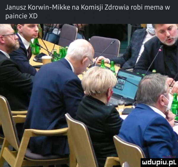 janusz korwin mikre na komisji zdrowia robi mema w plincie xd