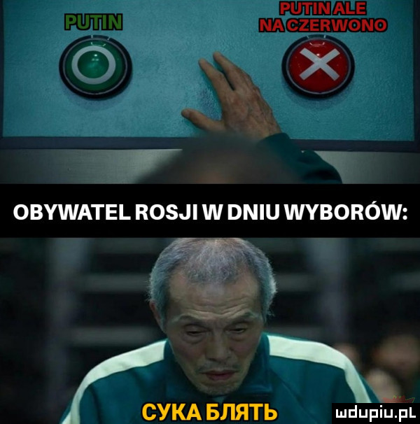 putin ale na czerwono obywatel rosji w dniu wyborów jw xś   . cyka bmtb