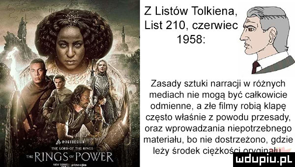 z listów tolkiena list    . czerwiec      zasady sztukr narracji w równych mediach nie mogą być całkowrcne odmienne a zle may robią mapę często wlas me z powodu przesady oraz wprowadzania mepotrzebnego materialu bo me doslrzezono gdzie lezy środek clęzko luduplu pl