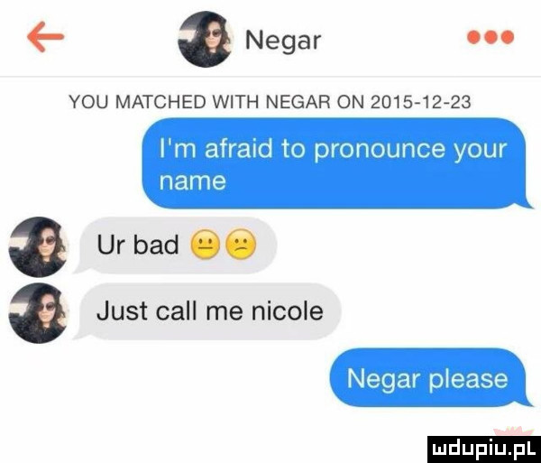 a nagar. y-u matched with nagar on            i m afraid to pronounce your nagar please