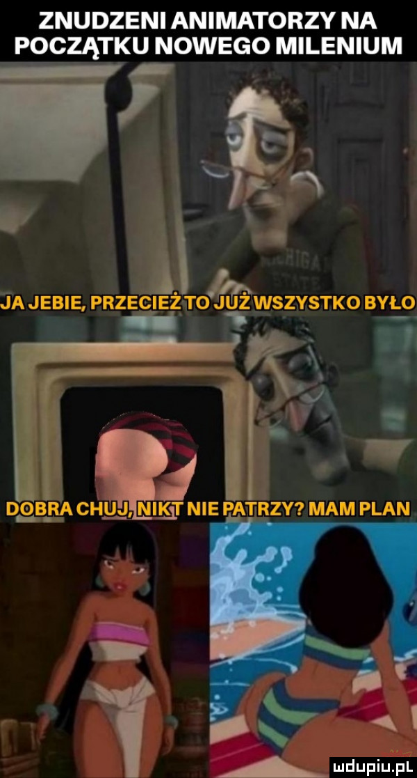 znudzeni animatorzy na p oczątku nowego milenium i a